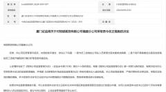 恒銀期貨福建分公司被采取